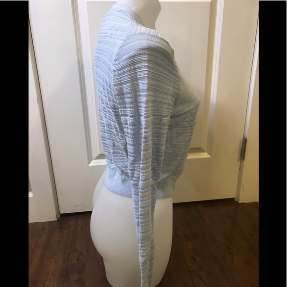 Brooks Brothers Pale Blue Lightweight Button Up Cardigan size Medium - Picture 5 of 12